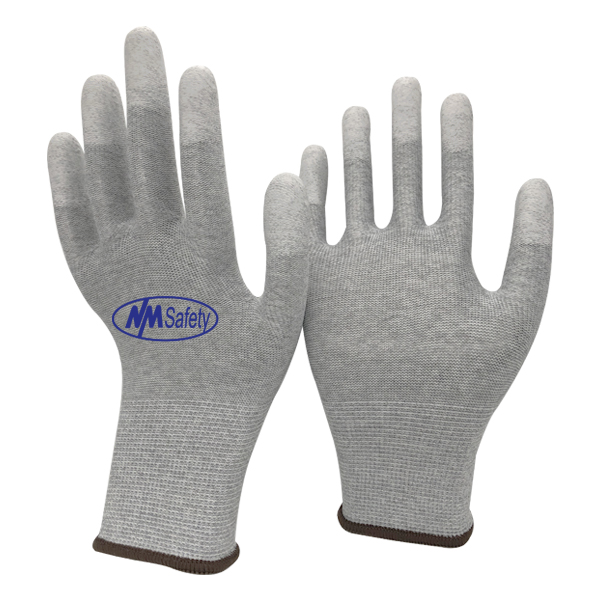 ESD-PU-fingertips-coated-glove