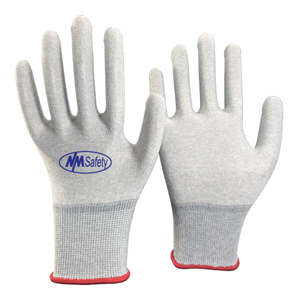 Coated Gloves ESD PU Antistatic Palm