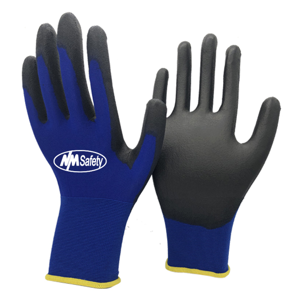 Thin-nylon-PU-palm-coated-glove