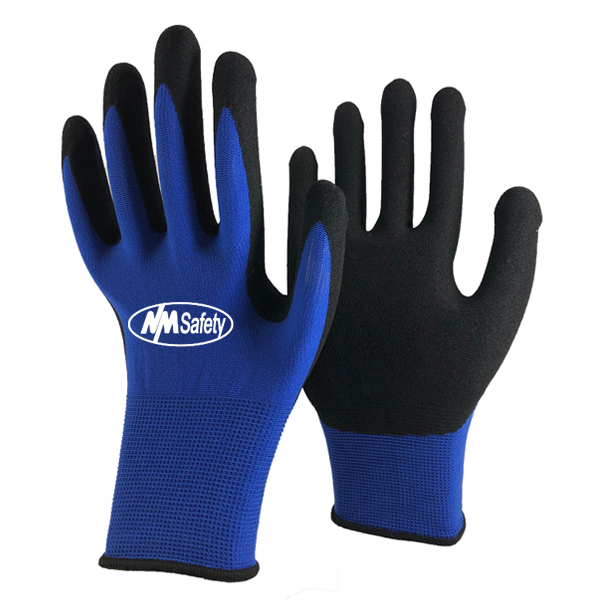 blue-nylon-sandy-nitrile-palm-coated-glove