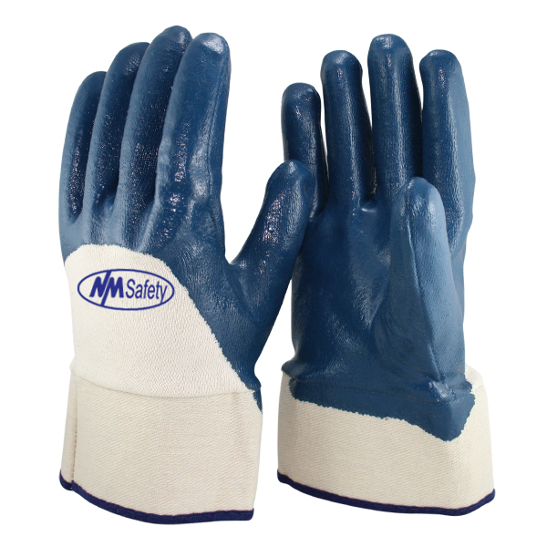 Black Working Gloves with PU Coating - 3 Pairs of Safety Work Gloves - for Construction, Warehouse, Carpenter, Electric Work