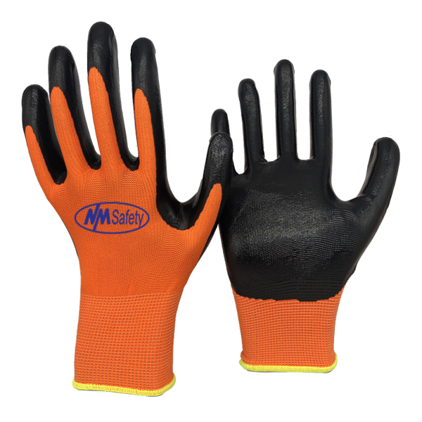 orange-nylon-black-smooth-nitrile-palm-coated-glove