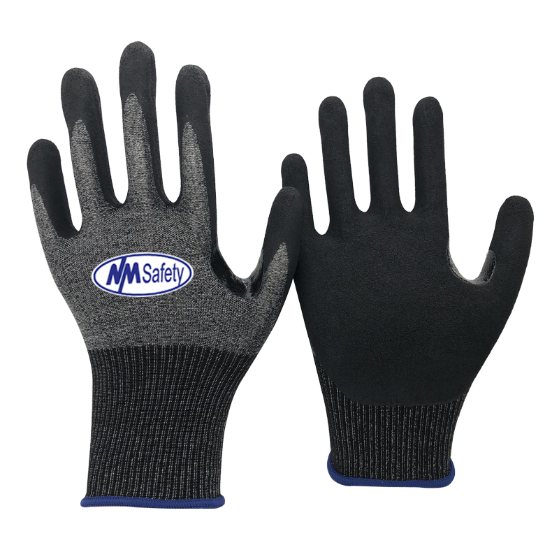 18-gauge-cut-a3 & c-sandy-nitrile-coated-gloves