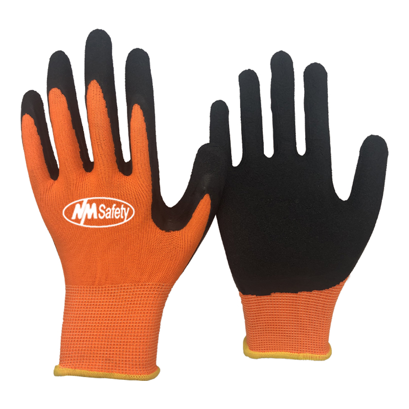 orange-foam-latex-coated-gloves