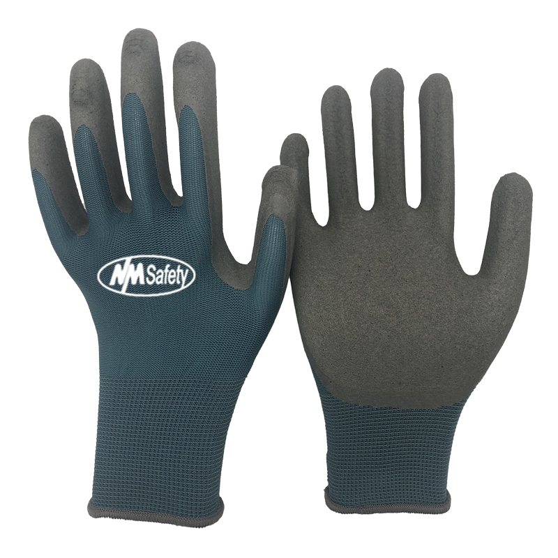 polyester-foam-latex-coated-gloves