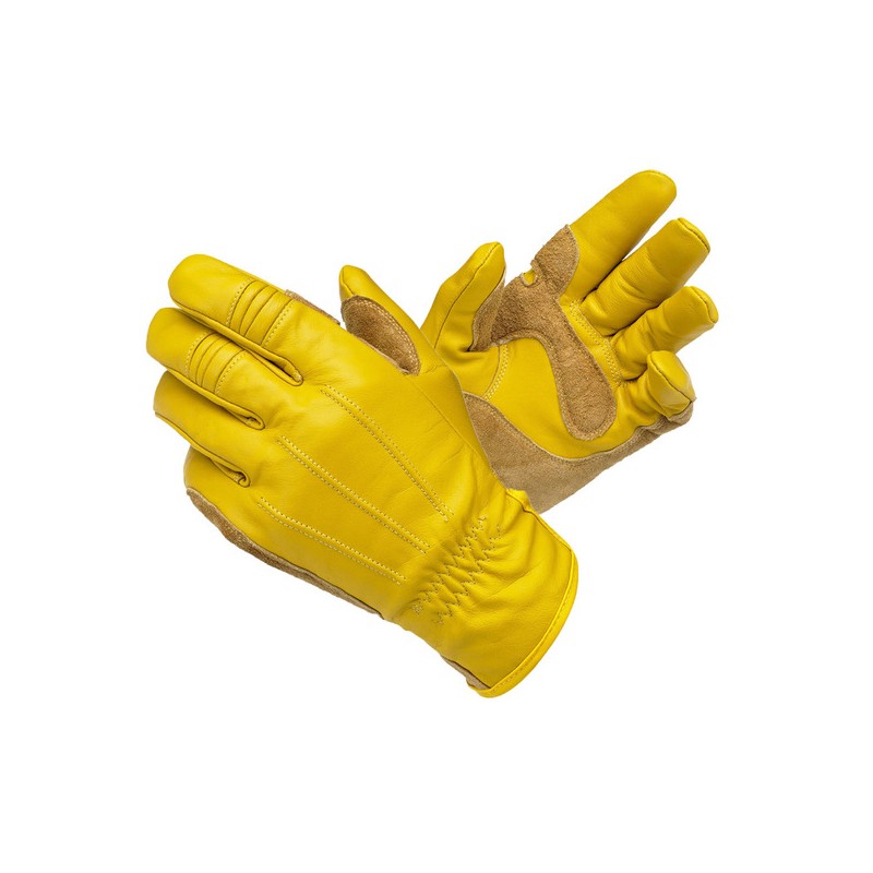 Heavy duty leather work gloves