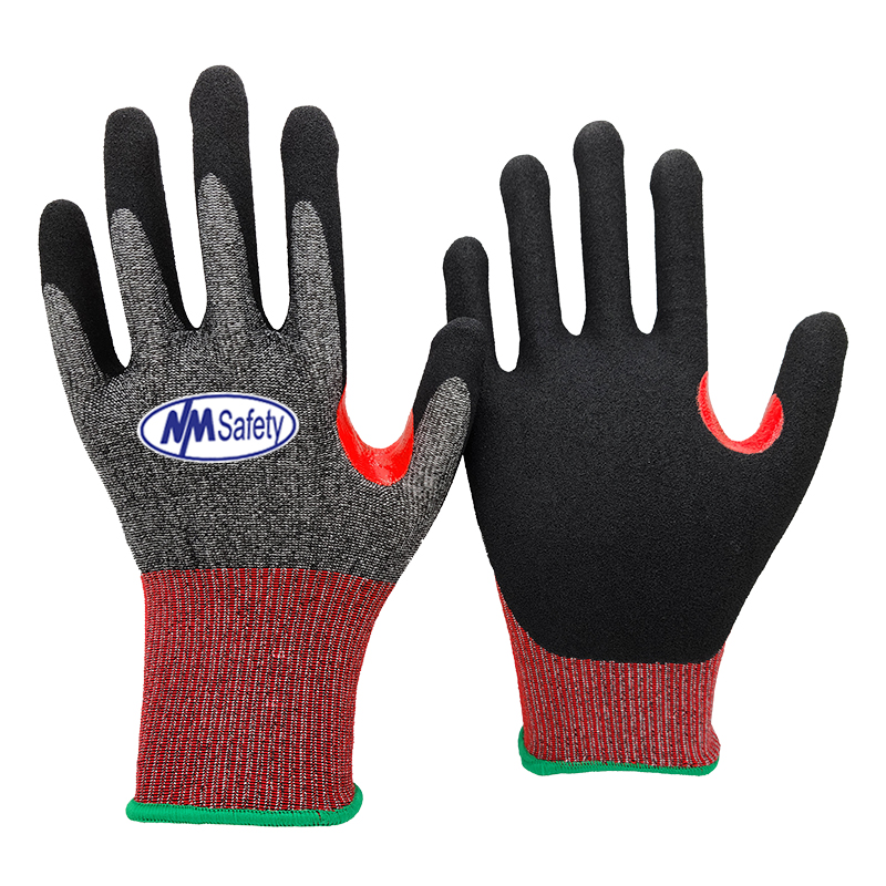 18-gauge-Cut-A6-&-F-sandy-nitrile-coated-gloves