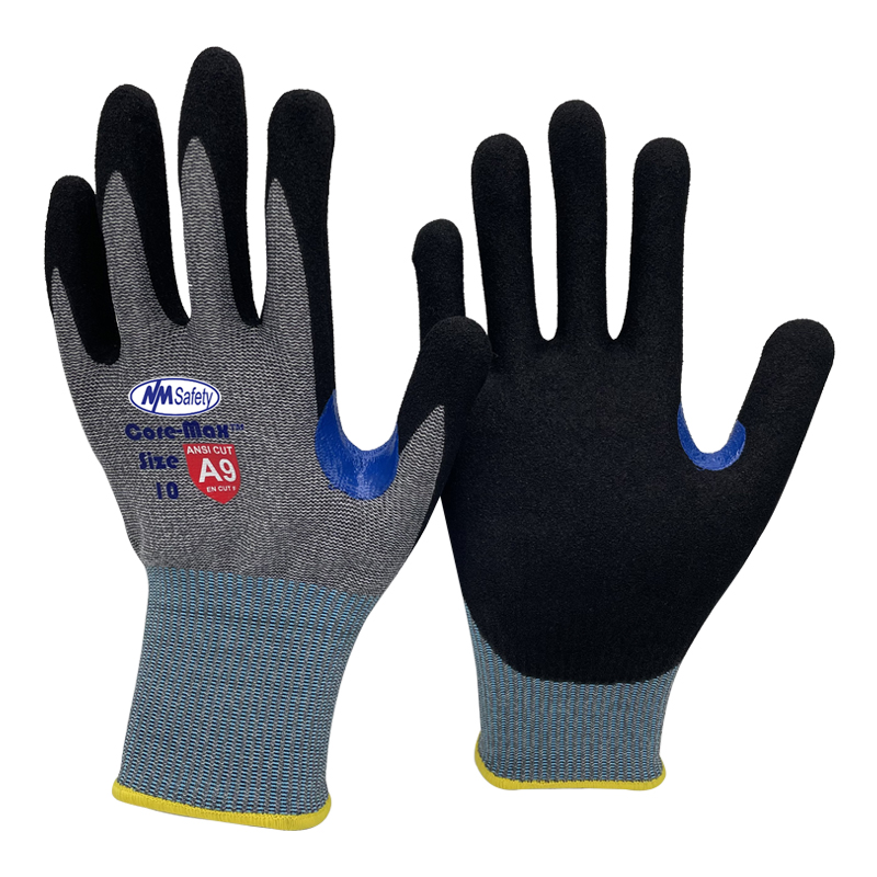max-cut-resistant-A9-sandy-nitrile-coated-glove