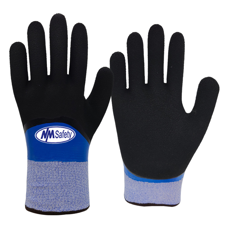 Thermal-Cut-Resistant-A4-D Foam Latex palm water resistant-Glove
