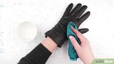 how do you clean leather work gloves