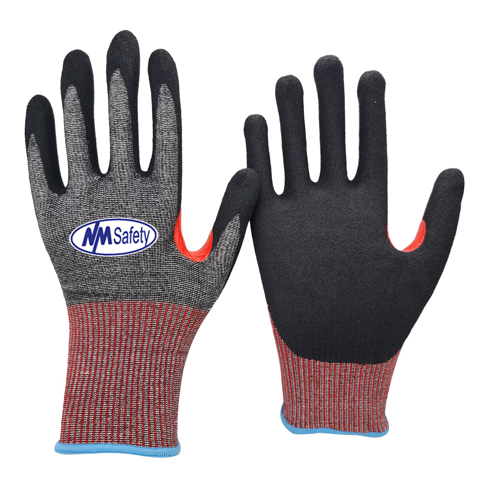 13-gauge-cut-resistant-A6-F-sandy-nitrile-coated-gloves
