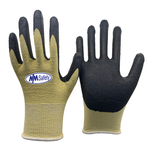 ANSI-Cut-A2-Nitrile-Coated-Gloves[KV1350F-H]