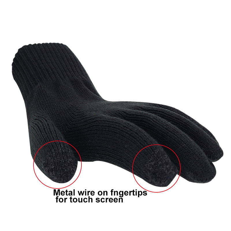 metal wire on fingertips for-touch-screen